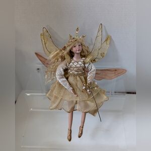 Vtg Winward Holiday Enchanted Ones Mythical Holiday Fairy Elfin Fairy Ornament
